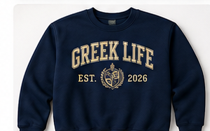 Greek Life sweatshirt preview
